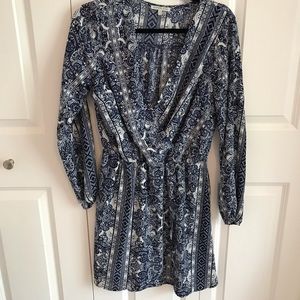 CHARLOTTE RUSSE printed wrap dress